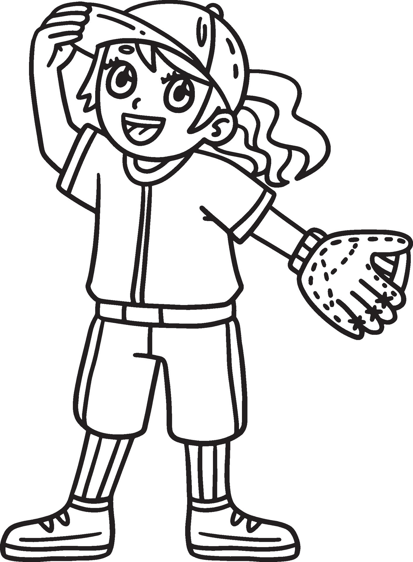 129+ Baseball Coloring Pages Printable 83