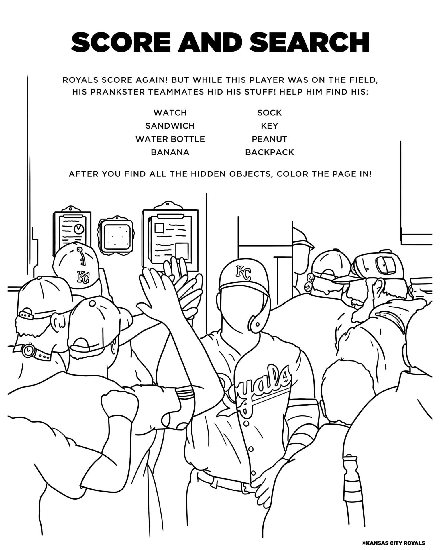 129+ Baseball Coloring Pages Printable 91