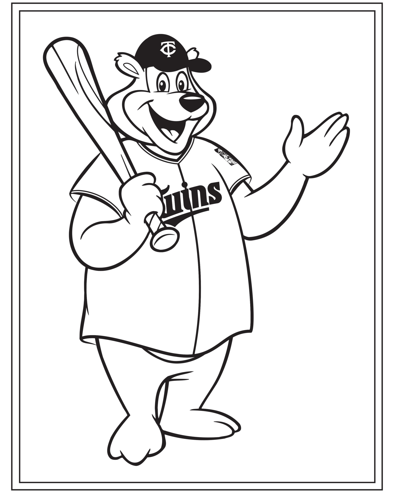 129+ Baseball Coloring Pages Printable 97