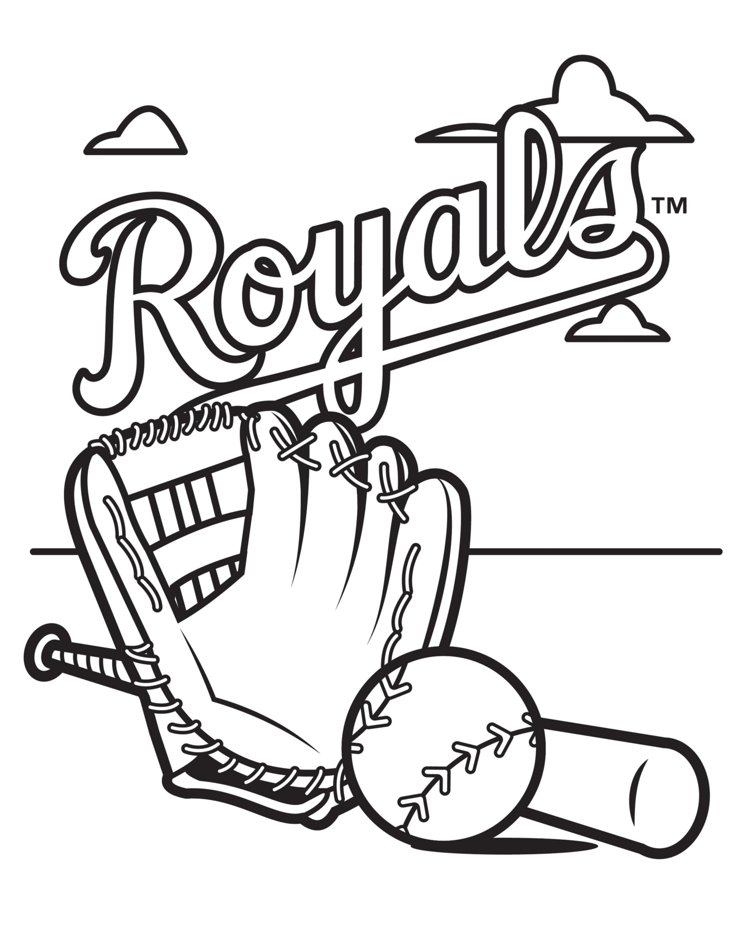 129+ Baseball Coloring Pages Printable 98