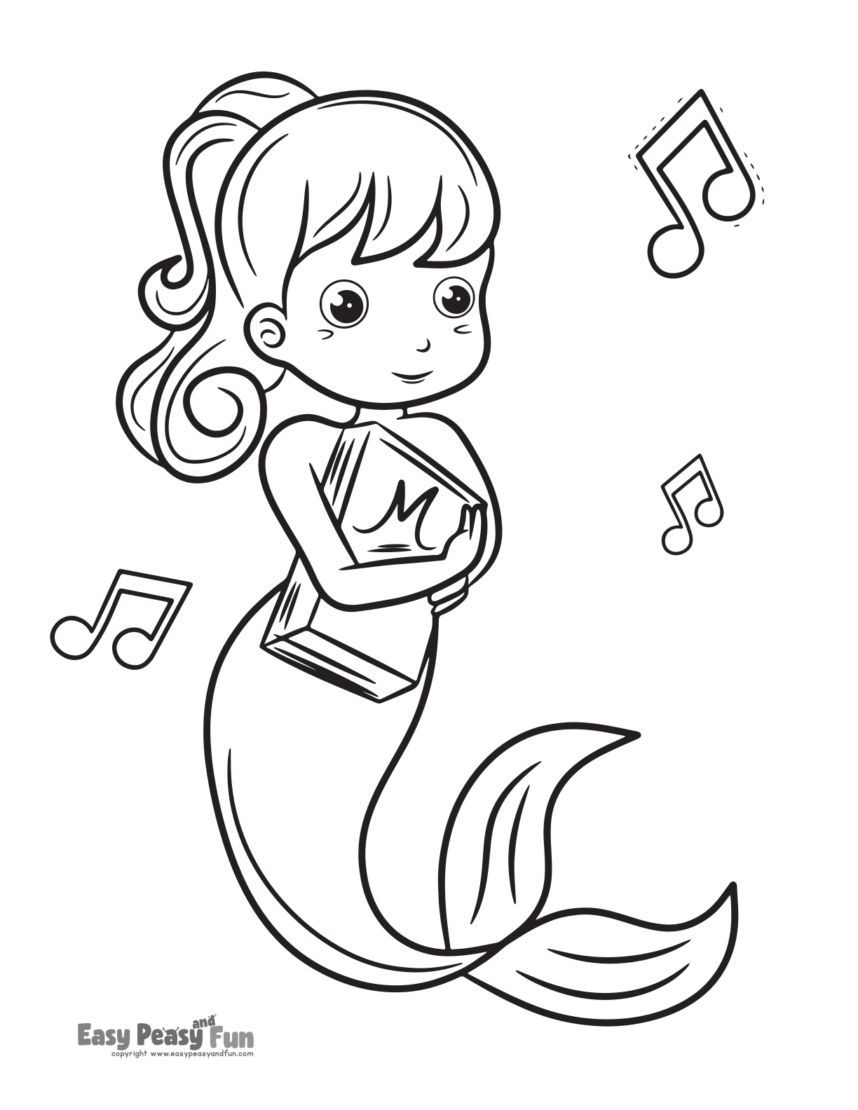 130+ Ariel Mermaid Coloring Pages for Disney Fans 10