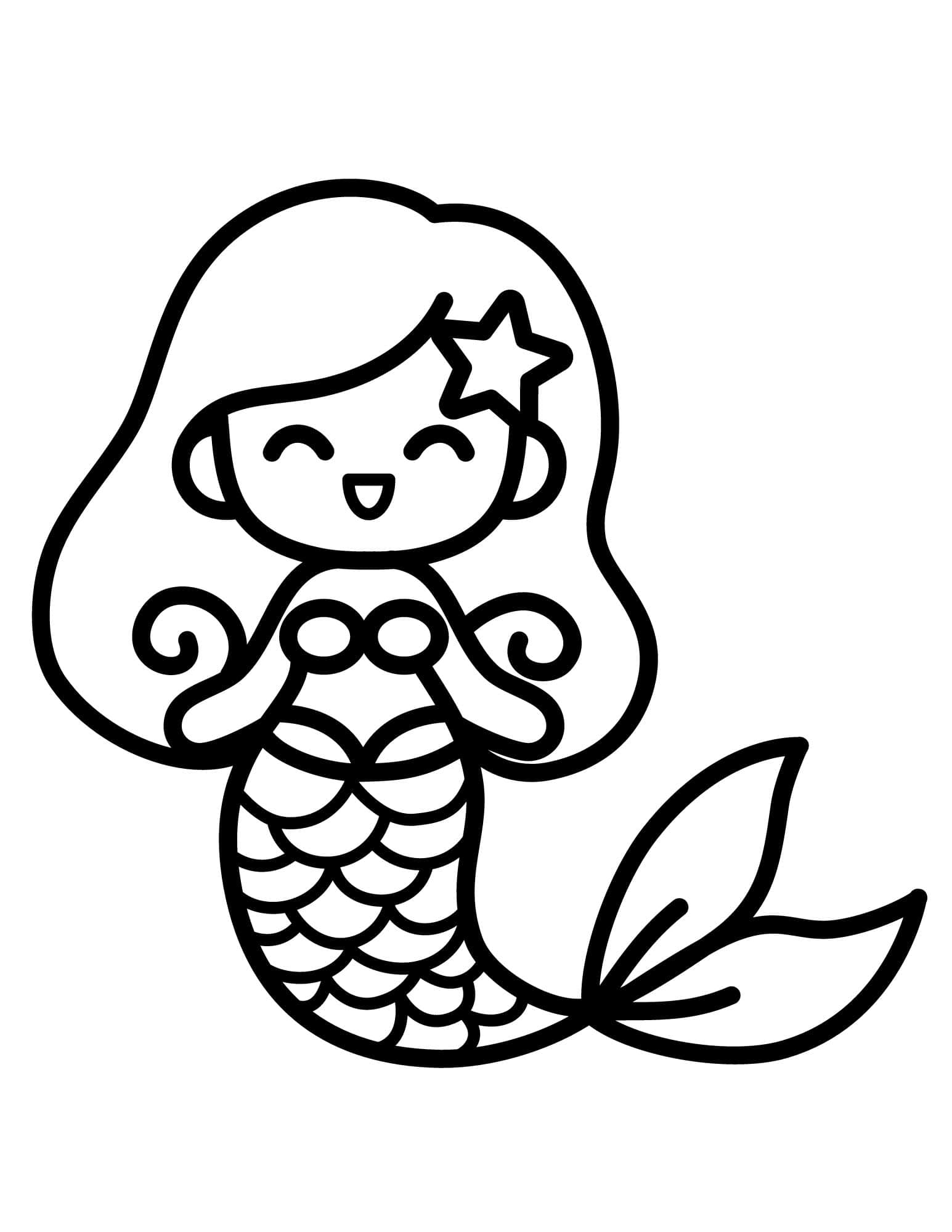 130+ Ariel Mermaid Coloring Pages for Disney Fans 100