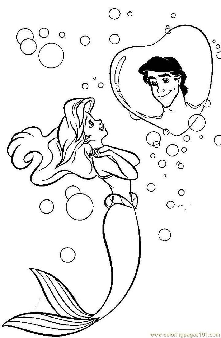 130+ Ariel Mermaid Coloring Pages for Disney Fans 102