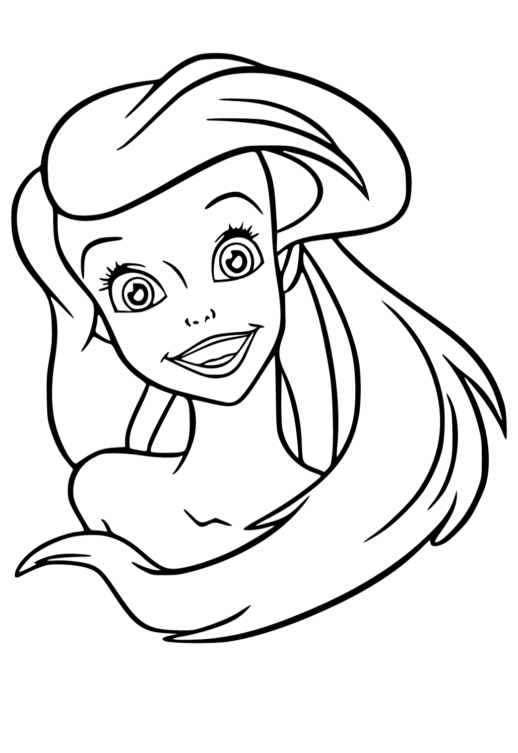 130+ Ariel Mermaid Coloring Pages for Disney Fans 103