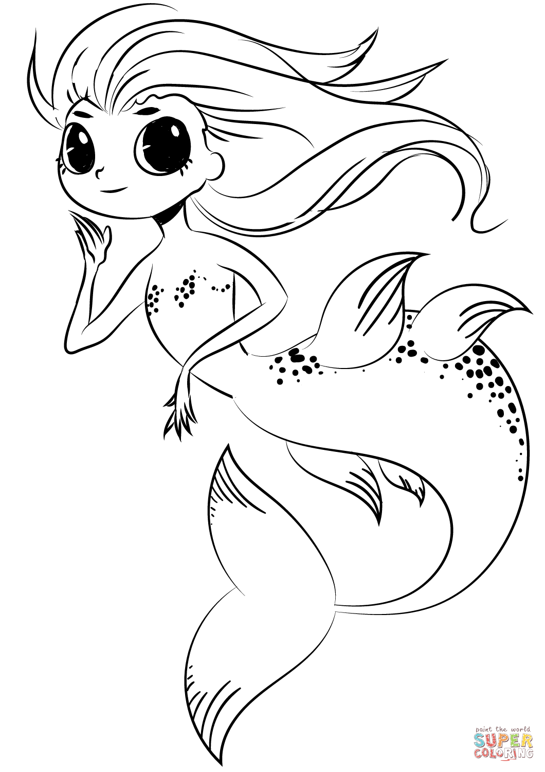 130+ Ariel Mermaid Coloring Pages for Disney Fans 112