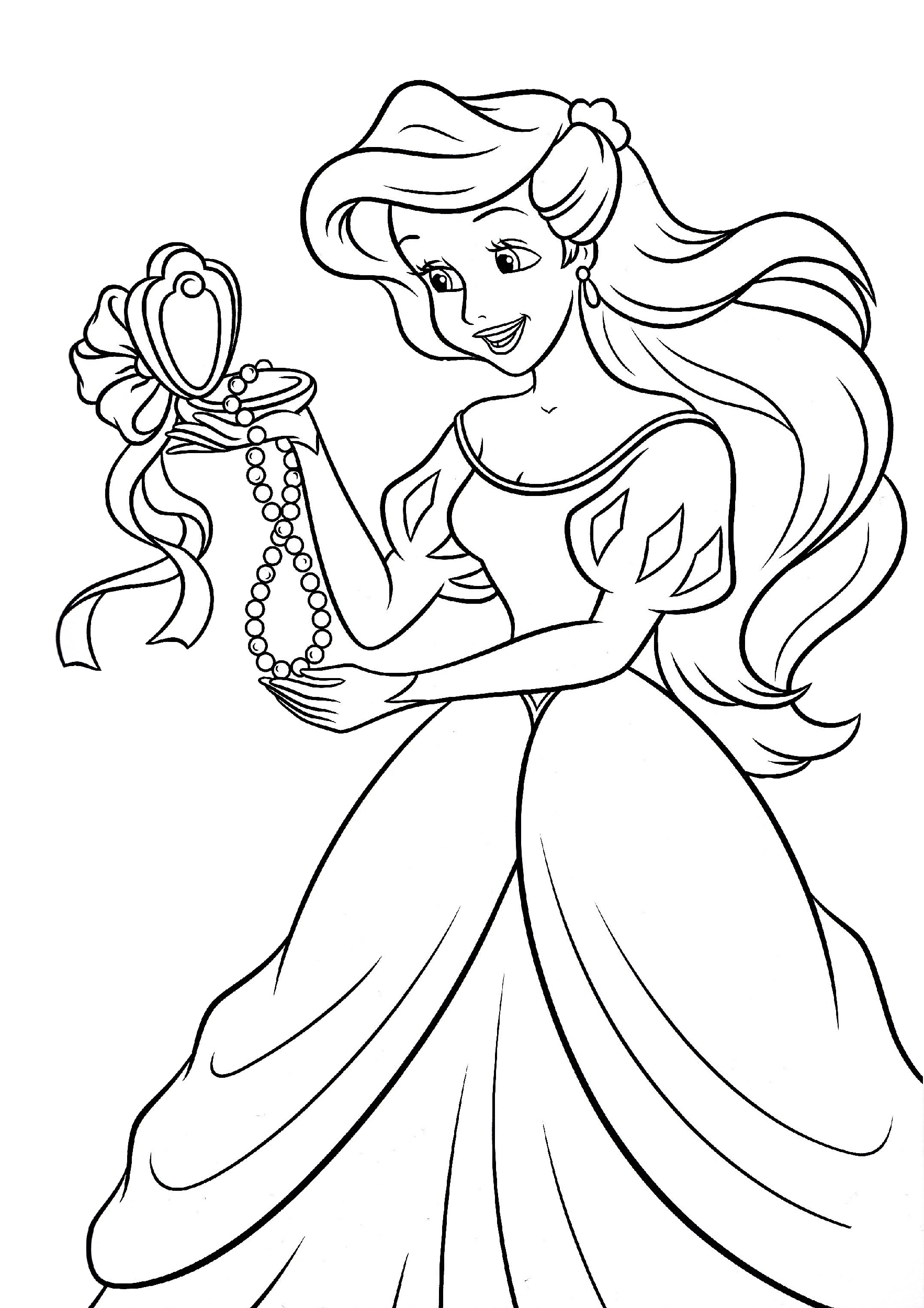 130+ Ariel Mermaid Coloring Pages for Disney Fans 114