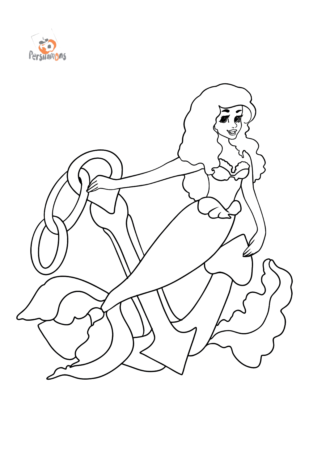 130+ Ariel Mermaid Coloring Pages for Disney Fans 132