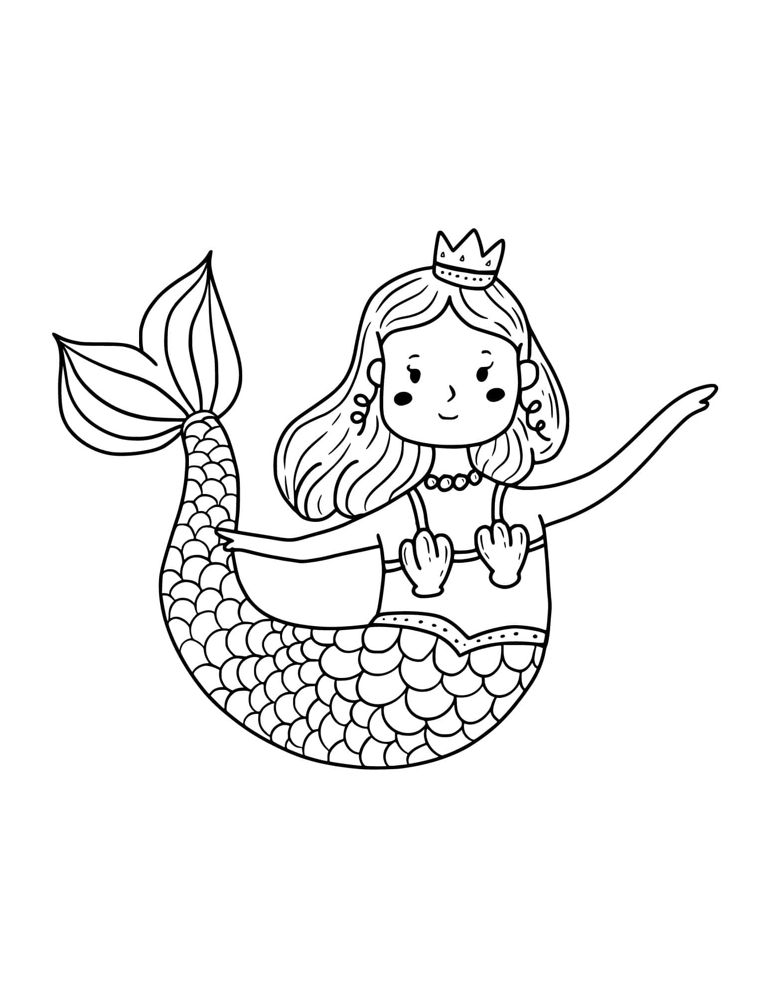 130+ Ariel Mermaid Coloring Pages for Disney Fans 133