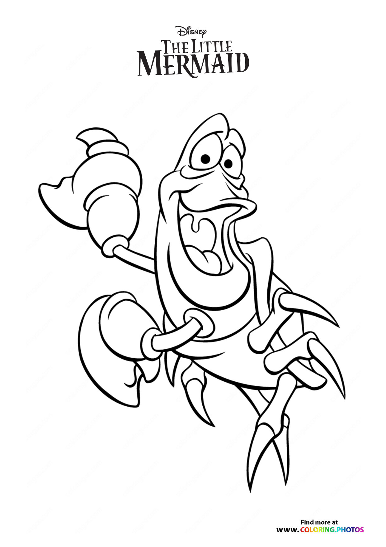 130+ Ariel Mermaid Coloring Pages for Disney Fans 17