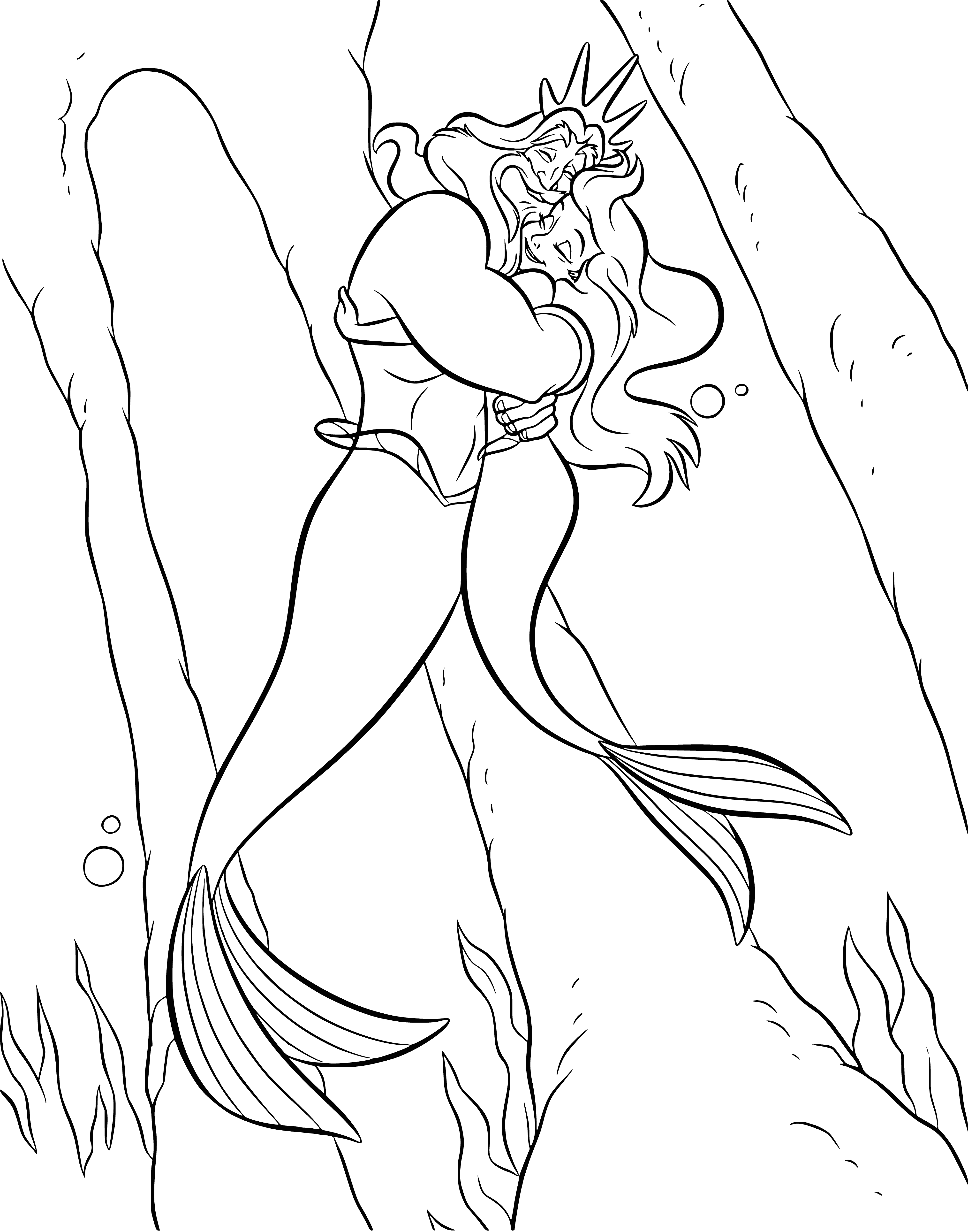 130+ Ariel Mermaid Coloring Pages for Disney Fans 23