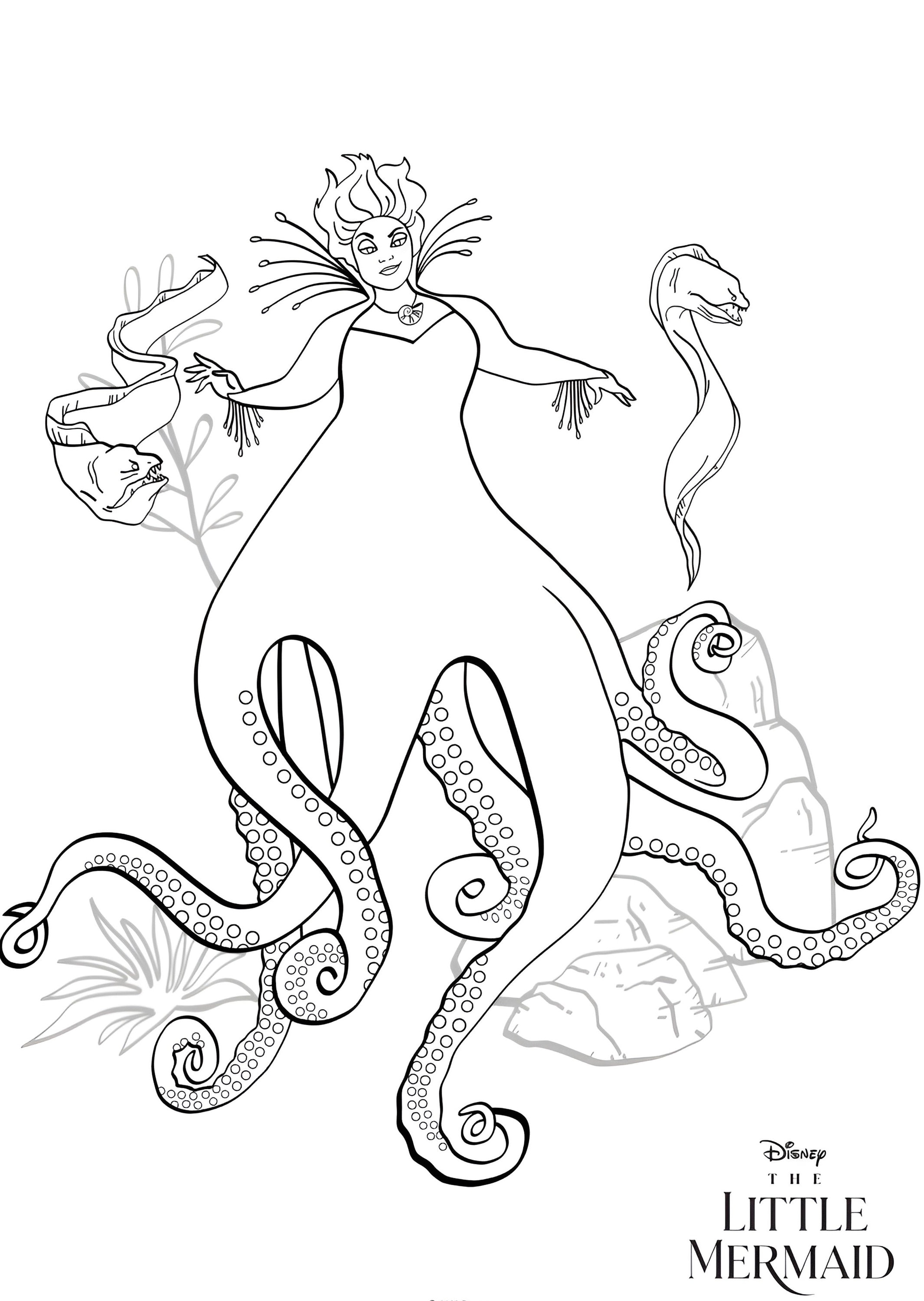 130+ Ariel Mermaid Coloring Pages for Disney Fans 35