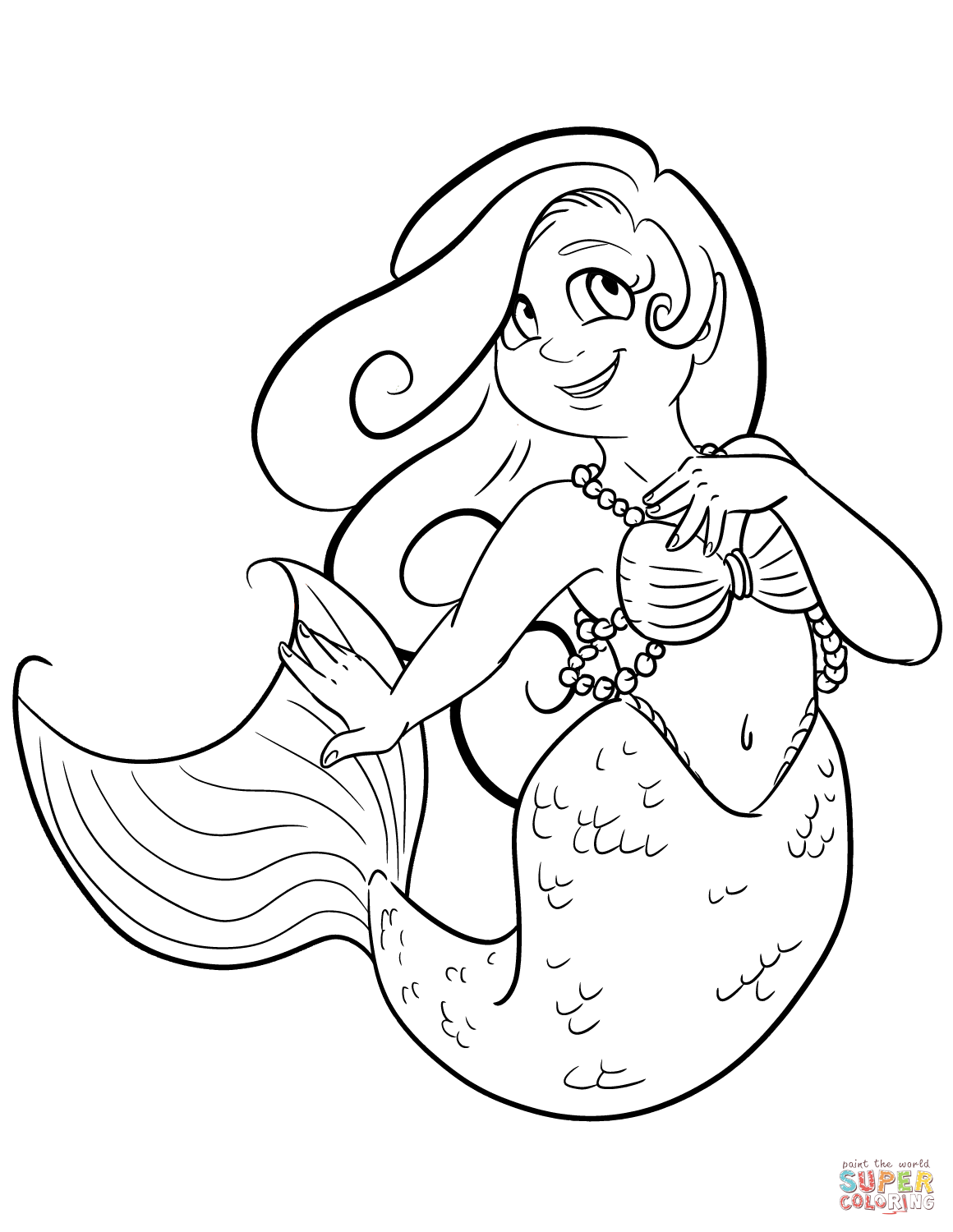 130+ Ariel Mermaid Coloring Pages for Disney Fans 52