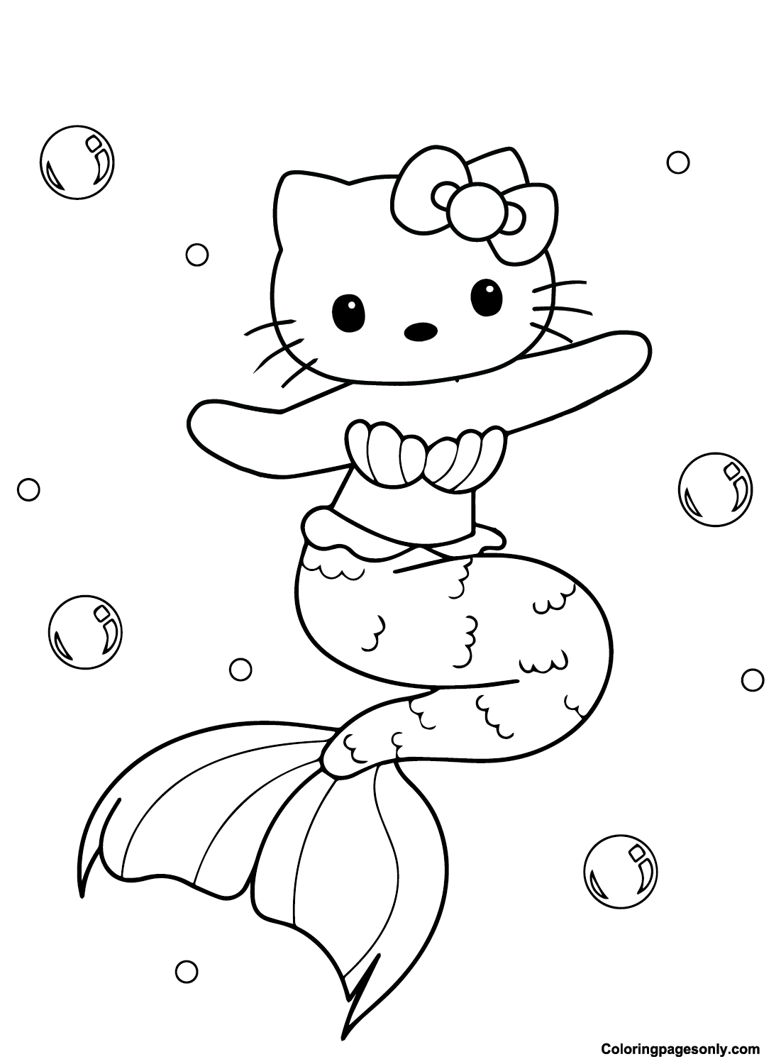 130+ Ariel Mermaid Coloring Pages for Disney Fans 57