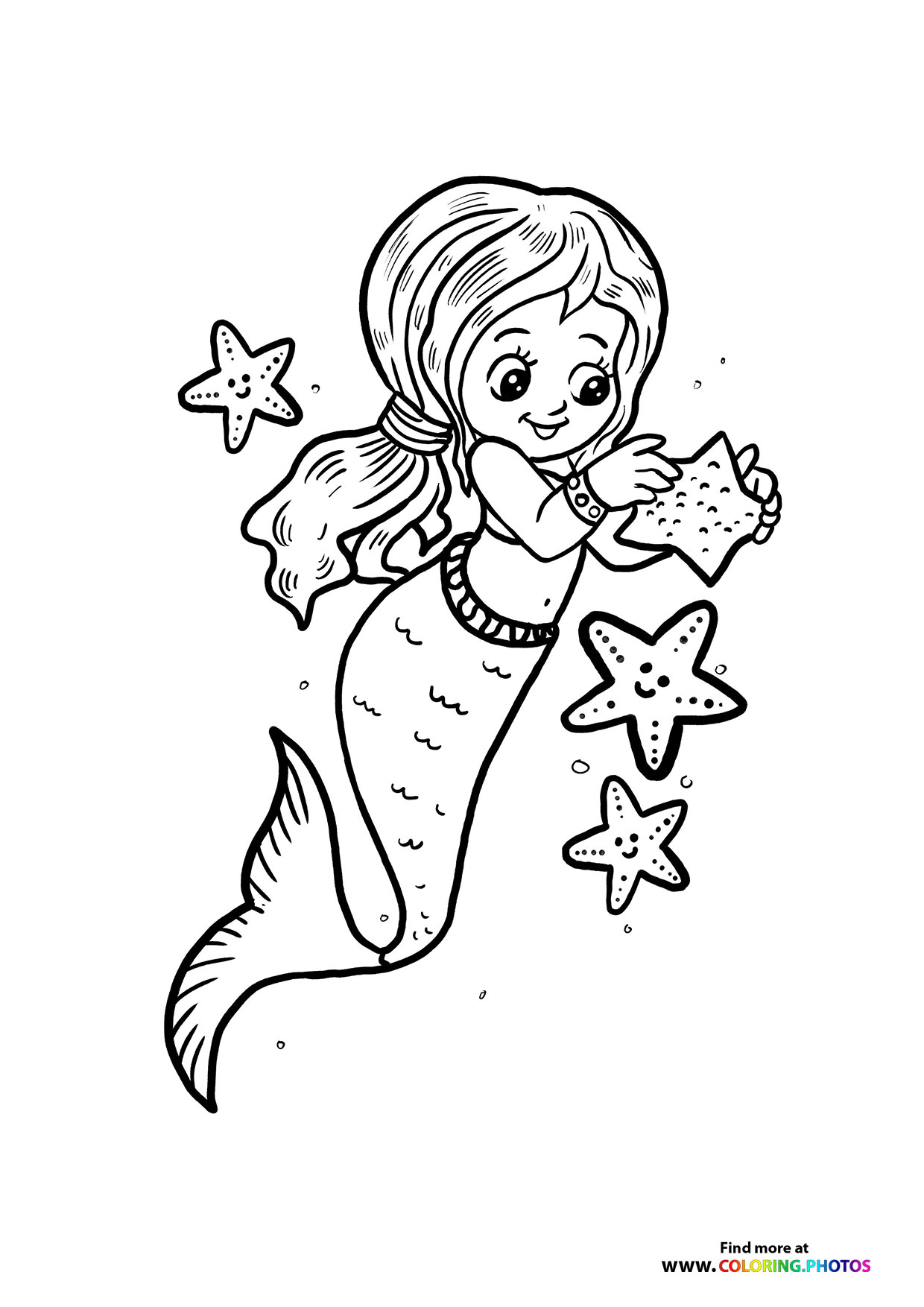 130+ Ariel Mermaid Coloring Pages for Disney Fans 83