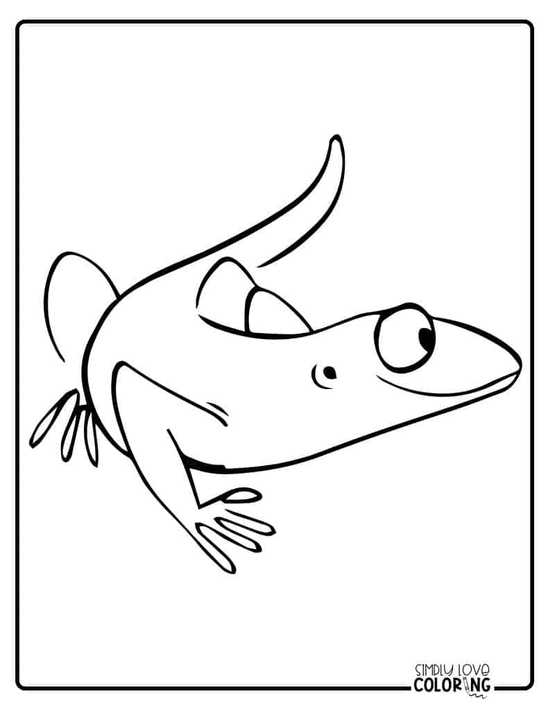 130 Lizard Coloring Pages: A Reptilian Adventure 100