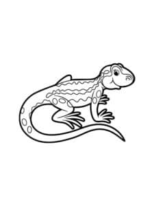 130 Lizard Coloring Pages: A Reptilian Adventure 121