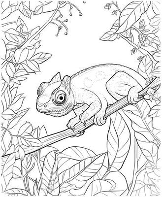 130 Lizard Coloring Pages: A Reptilian Adventure 122