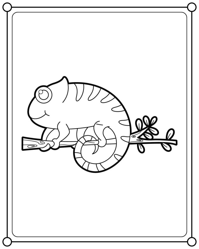 130 Lizard Coloring Pages: A Reptilian Adventure 125