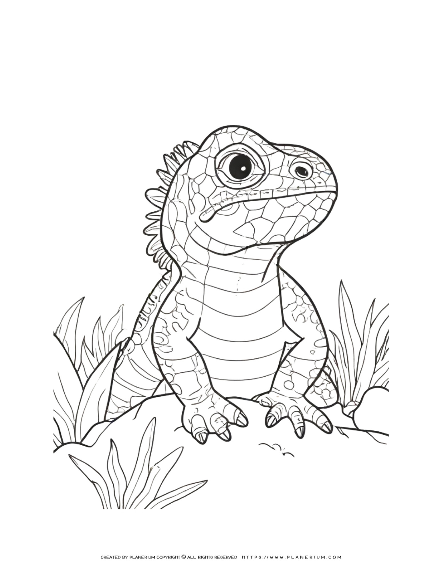 130 Lizard Coloring Pages: A Reptilian Adventure 126