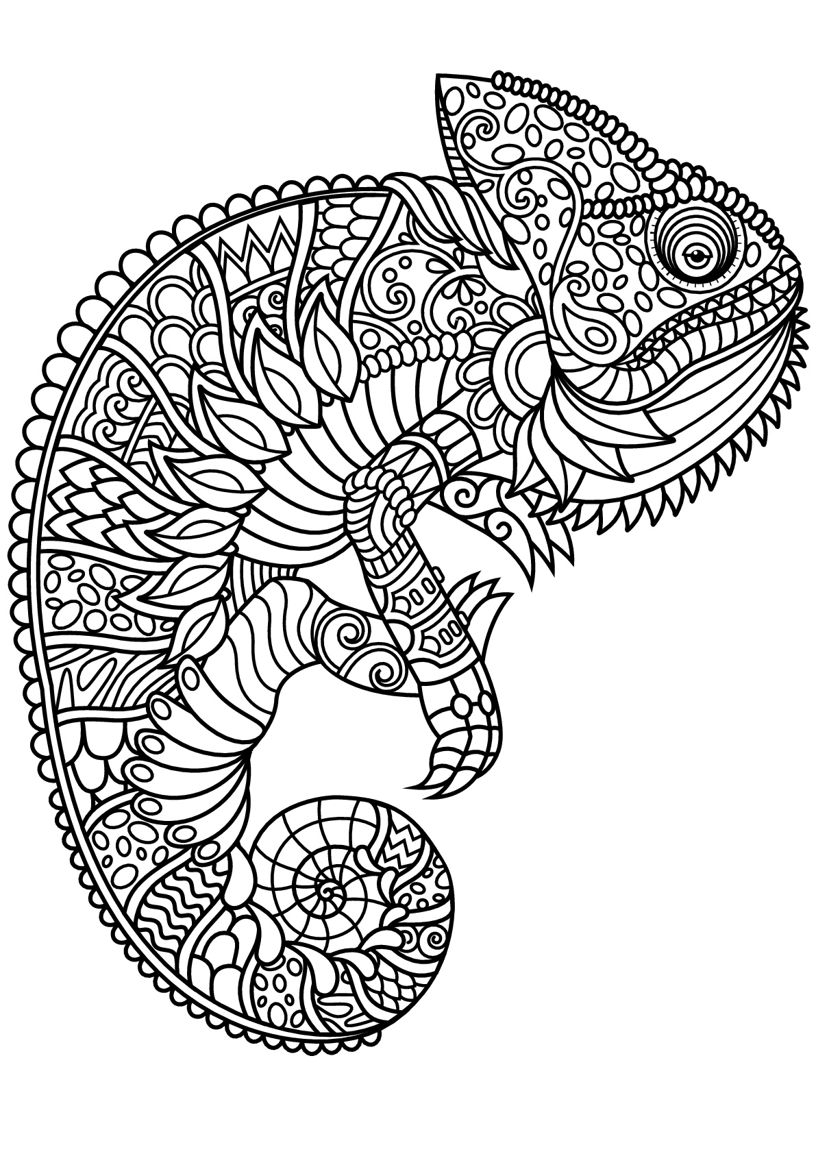 130 Lizard Coloring Pages: A Reptilian Adventure 30