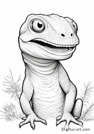 130 Lizard Coloring Pages: A Reptilian Adventure 36