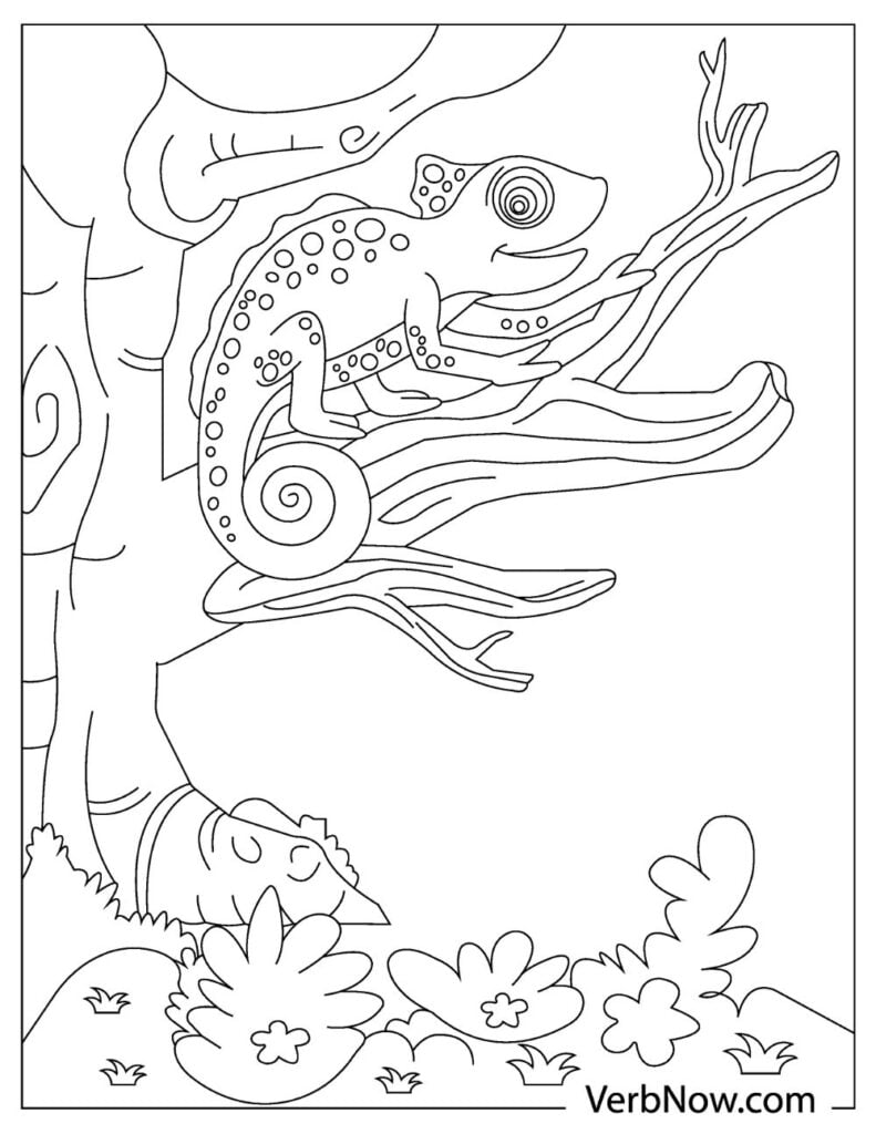 130 Lizard Coloring Pages: A Reptilian Adventure 37