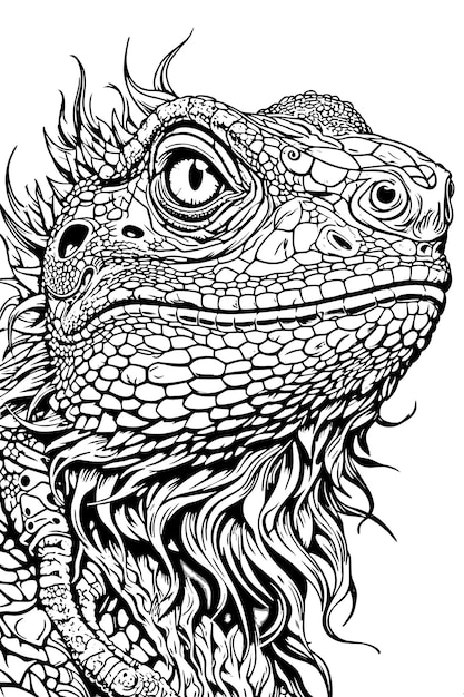 130 Lizard Coloring Pages: A Reptilian Adventure 40