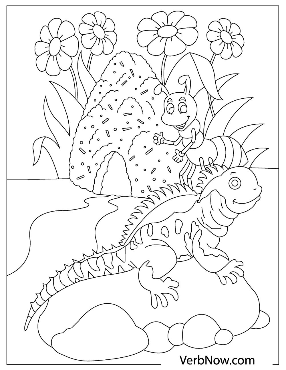 130 Lizard Coloring Pages: A Reptilian Adventure 49