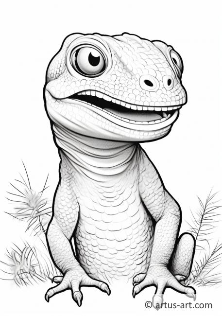 130 Lizard Coloring Pages: A Reptilian Adventure 56