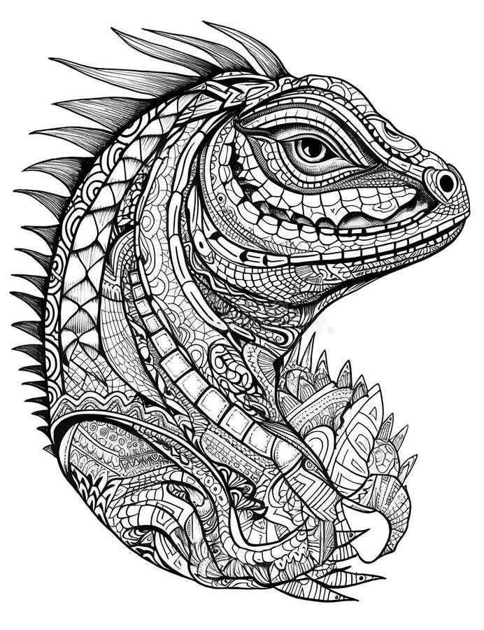 130 Lizard Coloring Pages: A Reptilian Adventure 85