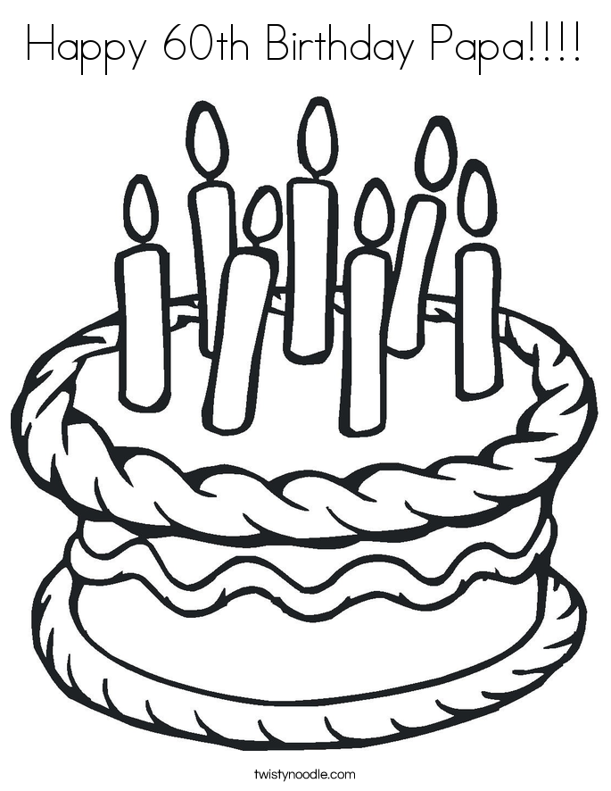 133+ Coloring Page of a Birthday Cake Printable 100