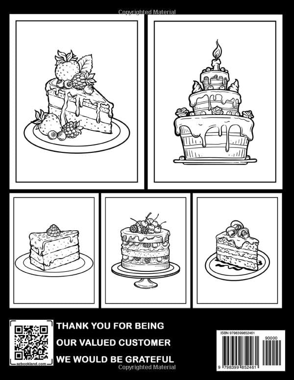 133+ Coloring Page of a Birthday Cake Printable 121