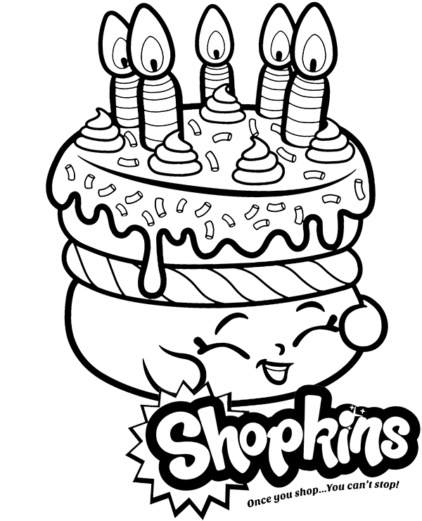 133+ Coloring Page of a Birthday Cake Printable 32