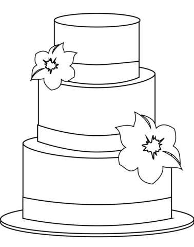 133+ Coloring Page of a Birthday Cake Printable 83