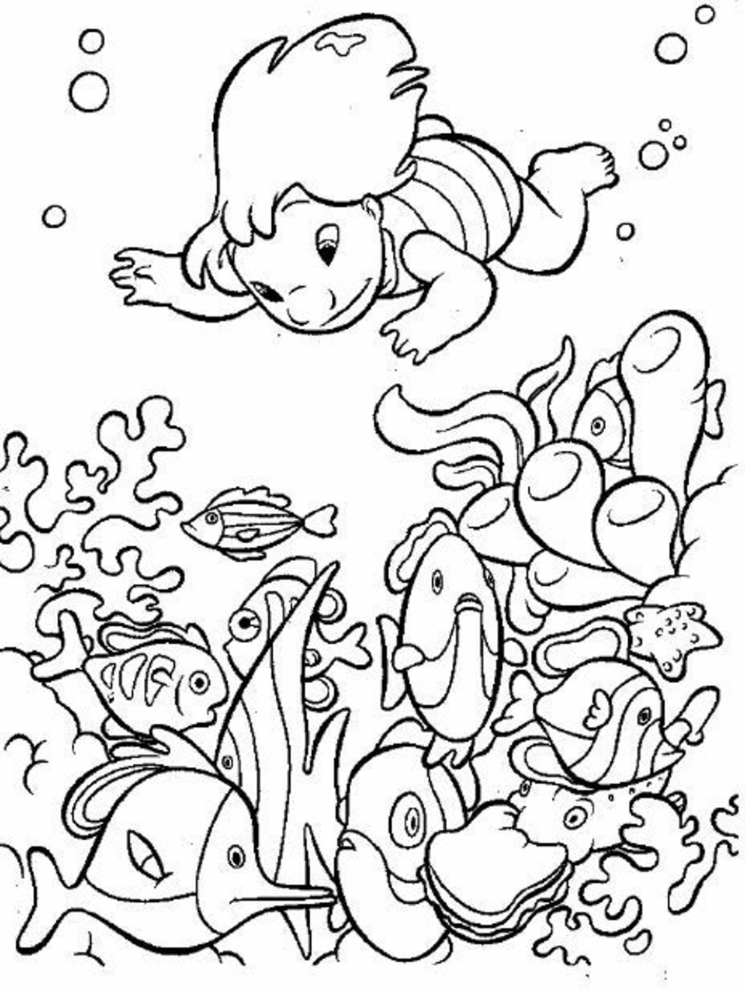 135+ Stitch and Lilo Coloring Printable 14