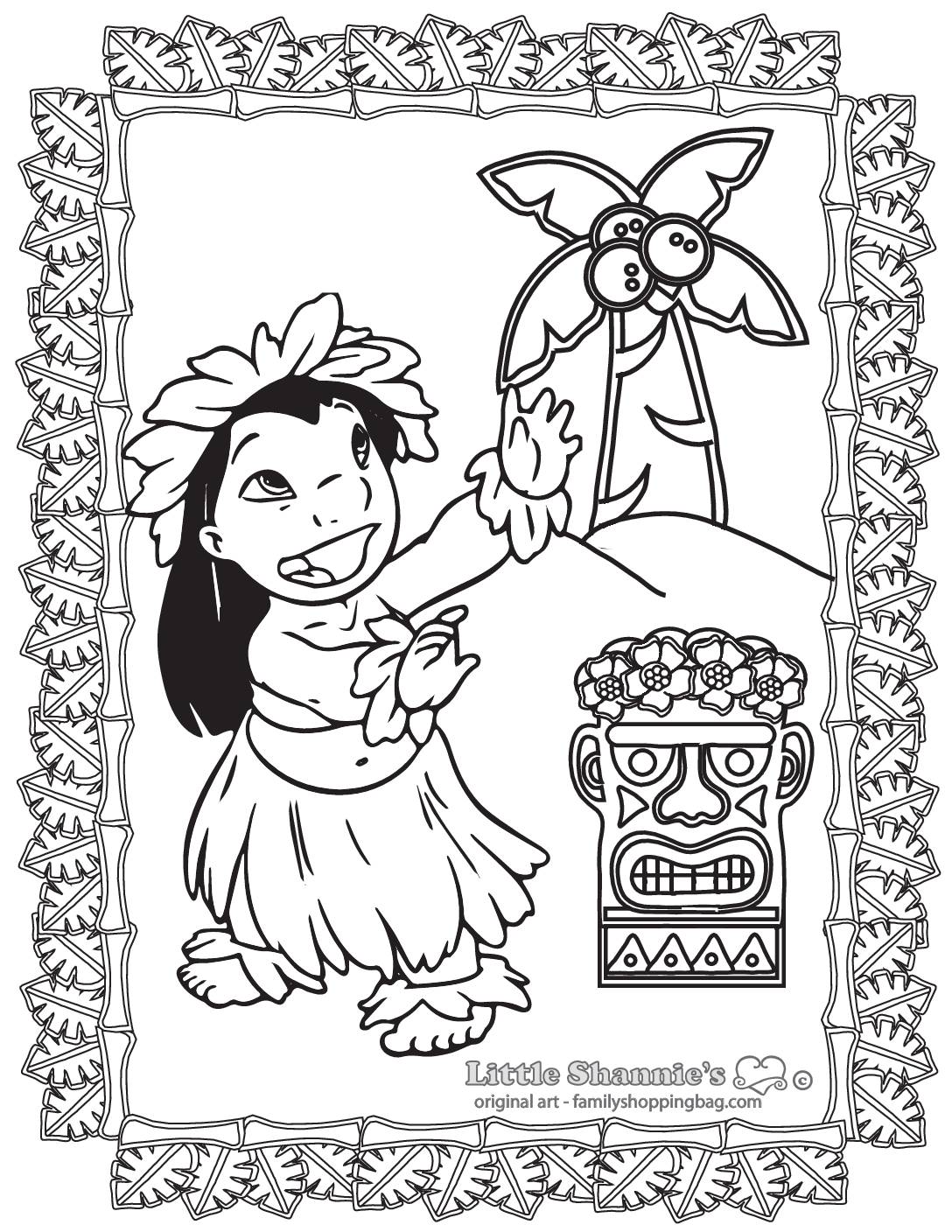 135+ Stitch and Lilo Coloring Printable 41