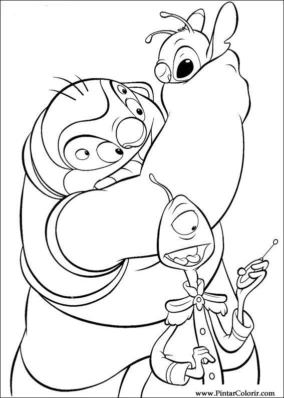 135+ Stitch and Lilo Coloring Printable 47