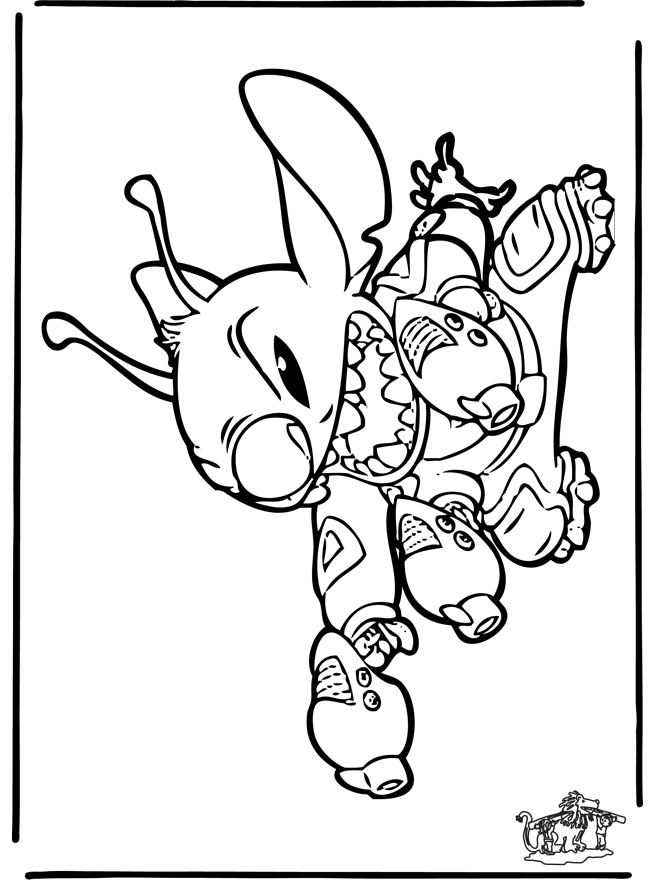 135+ Stitch and Lilo Coloring Printable 65