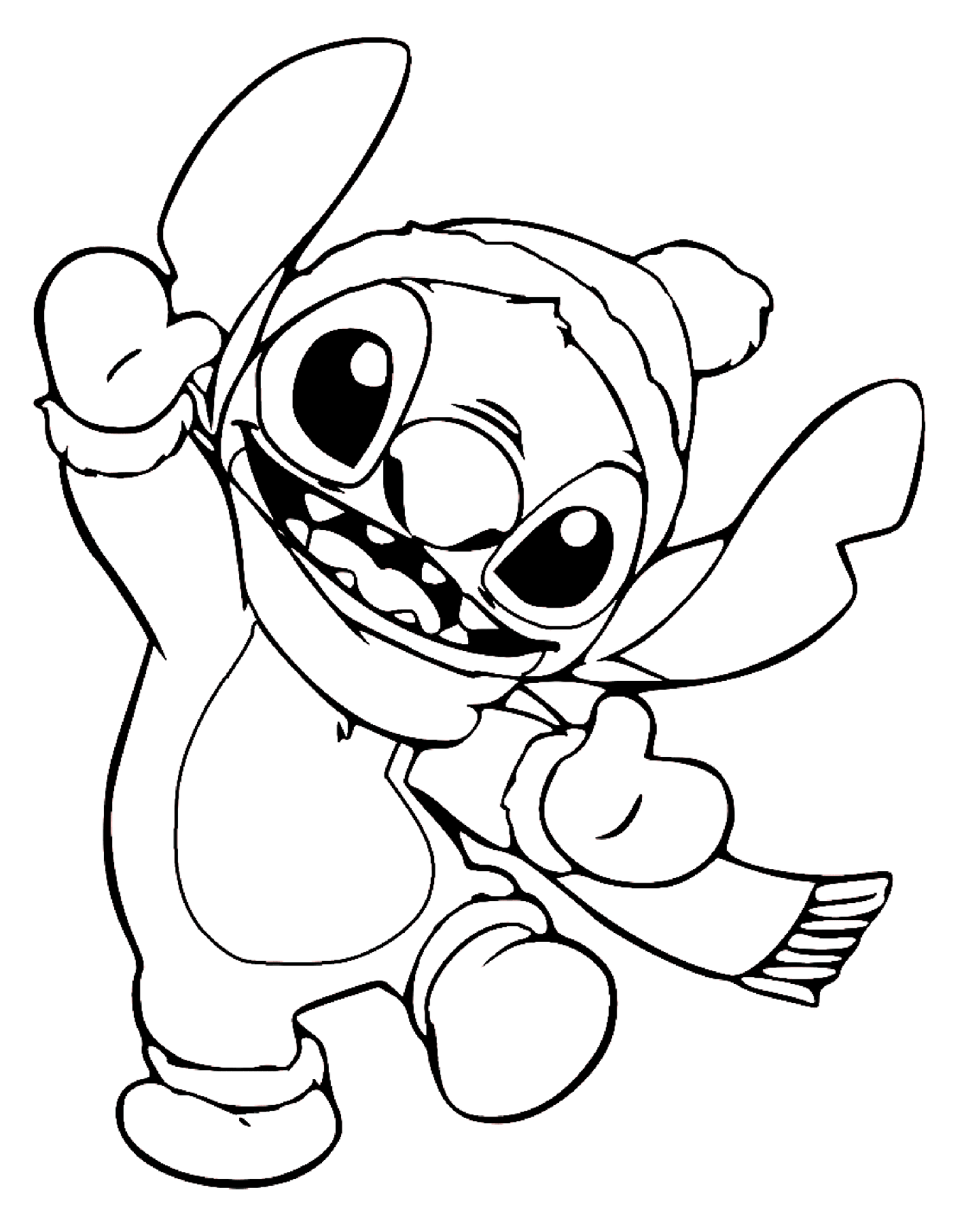 135+ Stitch and Lilo Coloring Printable 79