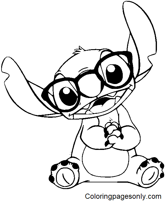 135+ Stitch and Lilo Coloring Printable 93