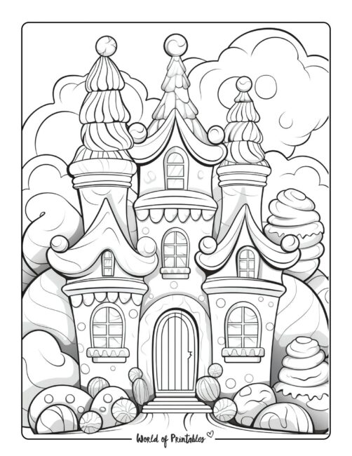 144 Candyland Board Game Coloring Pages Printable 136