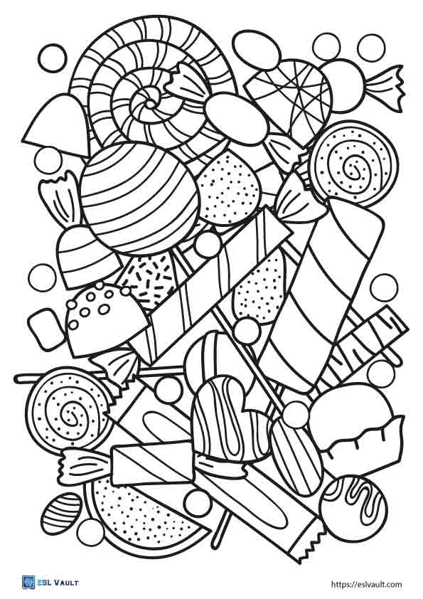 144 Candyland Board Game Coloring Pages Printable 14