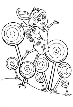 144 Candyland Board Game Coloring Pages Printable 88