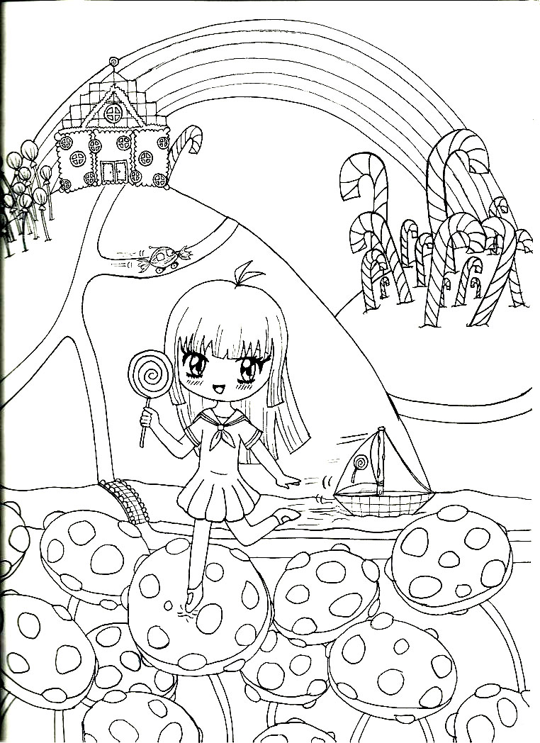 144 Candyland Board Game Coloring Pages Printable 9