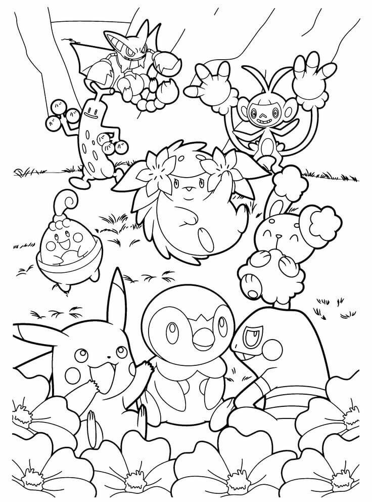 150 Pokemon Coloring Worksheets FREE Printable 101