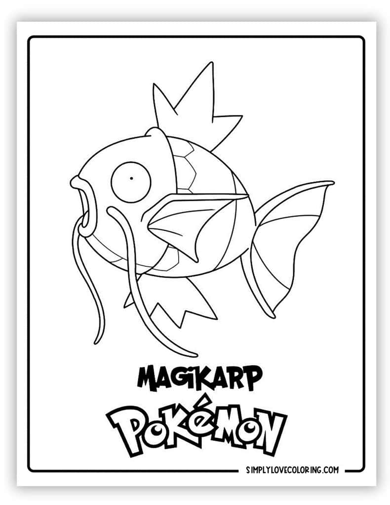 150 Pokemon Coloring Worksheets FREE Printable 115