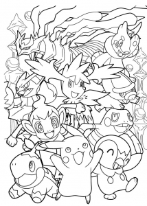 150 Pokemon Coloring Worksheets FREE Printable 12