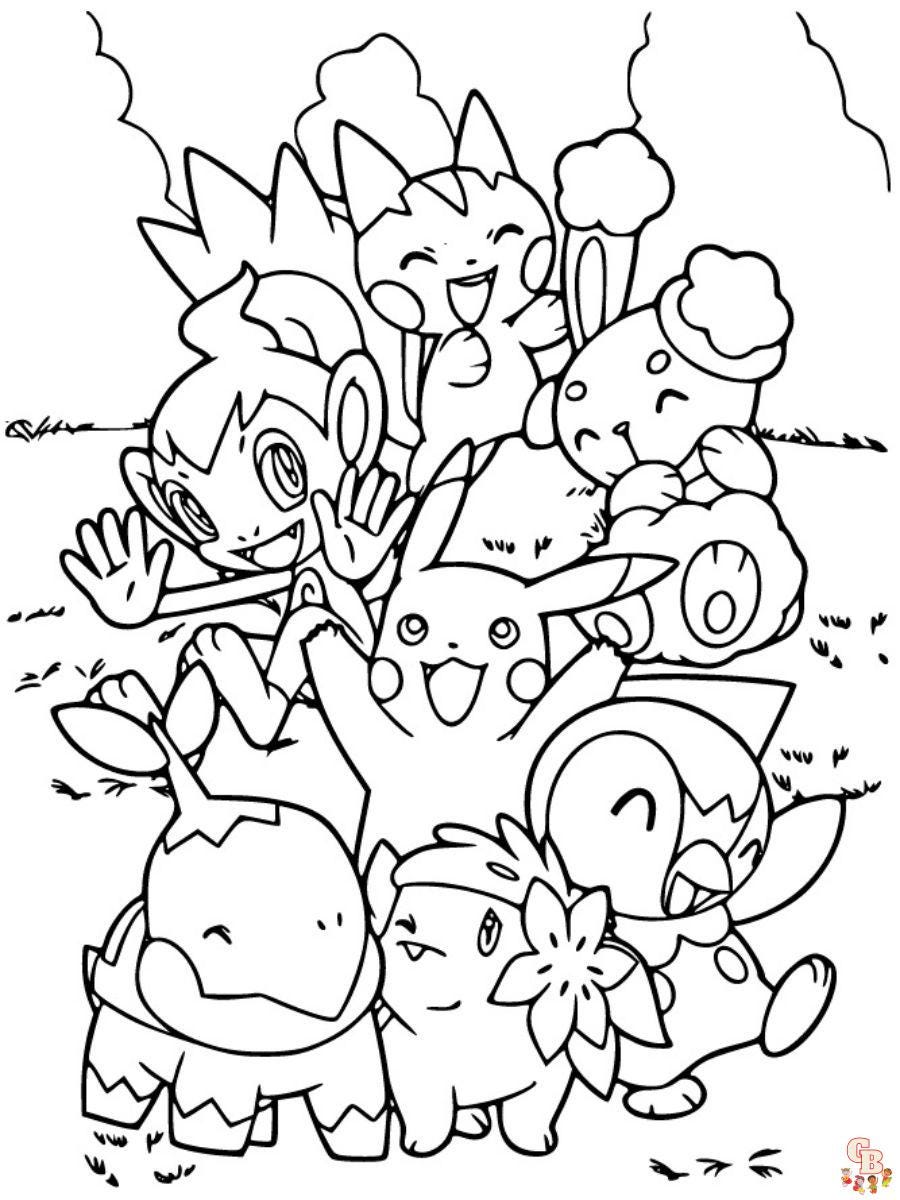 150 Pokemon Coloring Worksheets FREE Printable 126