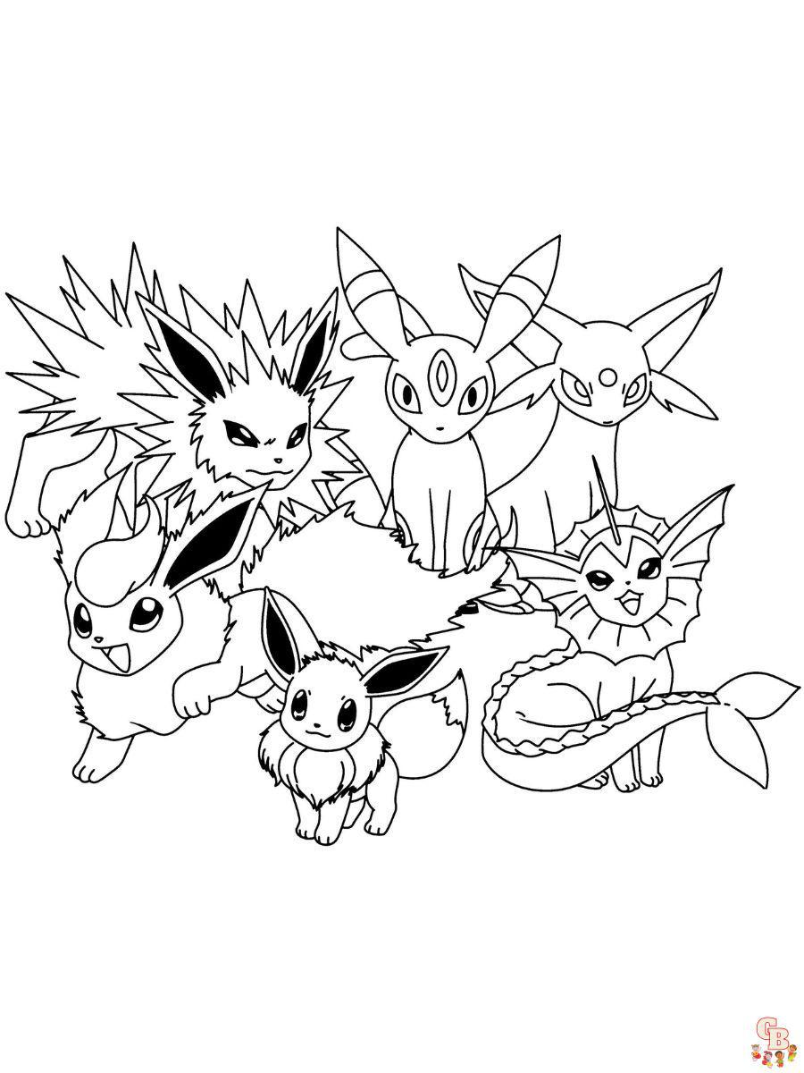 150 Pokemon Coloring Worksheets FREE Printable 131