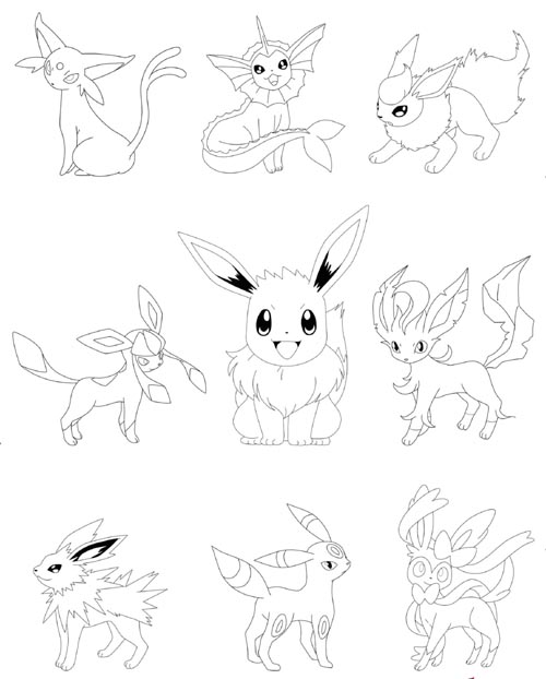 150 Pokemon Coloring Worksheets FREE Printable 32